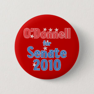 Christine O'Donnell voor het Ontwerp van de Ster Ronde Button 5,7 Cm