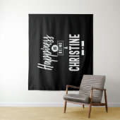 Christine Persoonlijke naam Birthday Gift Wandkleed (In situ)