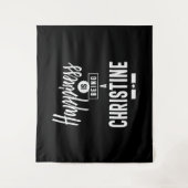 Christine Persoonlijke naam Birthday Gift Wandkleed (Voorkant)