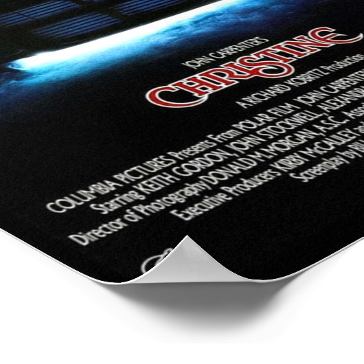 CHRISTINE POSTER (Hoek)