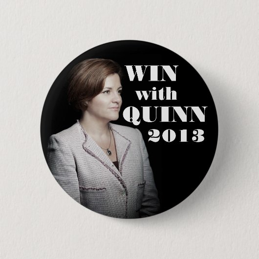 Christine Quinn voor burgemeester Ronde Button 5,7 Cm (Voorkant)