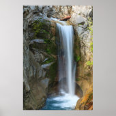 Christine Waterfall, Fall Colors, Mt. Rainier Poster (Voorkant)