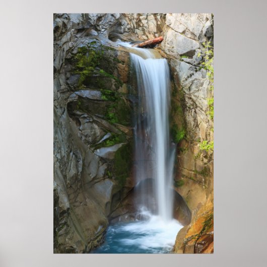 Christine Waterval, Herfstkleuren, Mt. Rainier Poster (Voorkant)