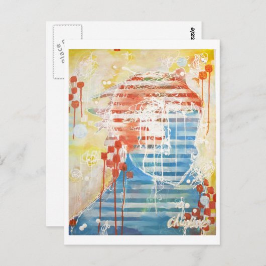 Christine's schilderijen briefkaart (Voorkant / Achterkant)