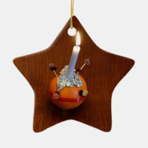 Christingle Keramisch Ornament