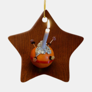 Christingle Keramisch Ornament