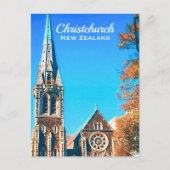 Christkerk Cathedral Nieuw-Zeeland reizen Briefkaart (Voorkant)