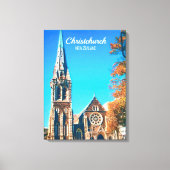 Christkerk Cathedral Nieuw-Zeeland reizen Canvas Afdruk (Voorkant)