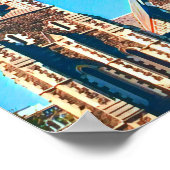 Christkerk Cathedral Nieuw-Zeeland reizen Poster (Hoek)