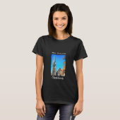 Christkerk Cathedral Nieuw-Zeeland reizen T-shirt (Voorkant volledig)