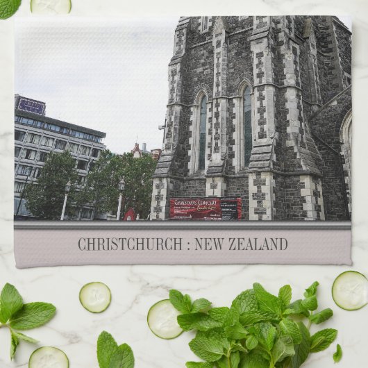 Christkerk New Zealand Tea Towel Theedoek (Gevouwen)