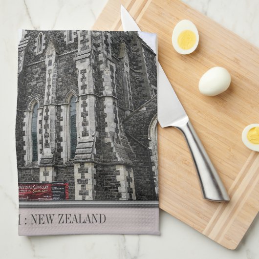 Christkerk New Zealand Tea Towel Theedoek (Quarter Fold)