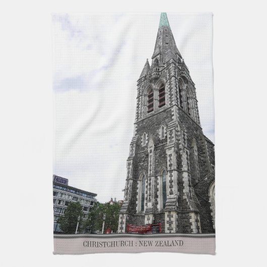 Christkerk New Zealand Tea Towel Theedoek (Verticaal)