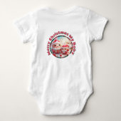 Christma Candy Cane Cuties Gepersonaliseerd Romper (Achterkant)