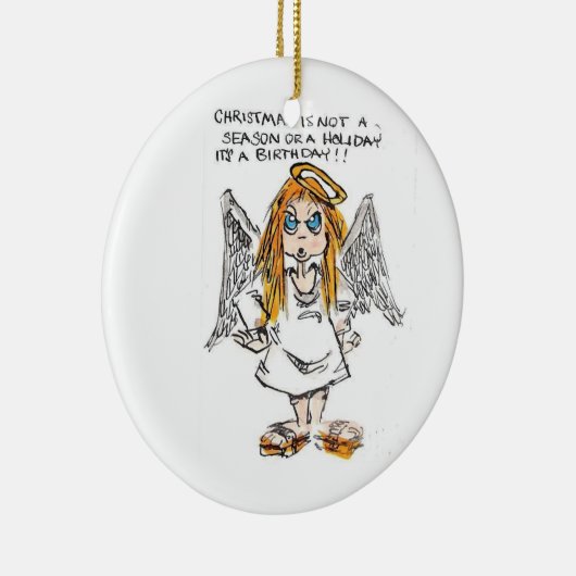 Christma Keramisch Ornament (Rechts)