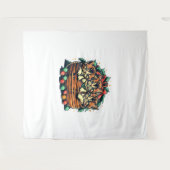 Christma Kittens Amerikaanse Bobtail Kerst Orname Wandkleed (Voorkant (horizontaal))