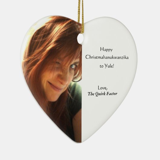 Christmahanukwanzika Keramisch Ornament (Rechts)