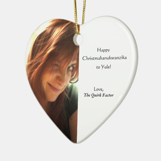 Christmahanukwanzika Keramisch Ornament (Links)