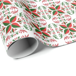Christman Quilt Gift Wrap Cadeaupapier