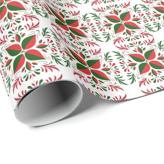 Christman Quilt Gift Wrap Cadeaupapier (Rol Hoek)