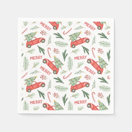 Christmas ペーパーナプキン servet (Voorkant)