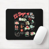 Christmas 12 Days Of Ct Technologist Cat Scan Radi Muismat (Met muis)