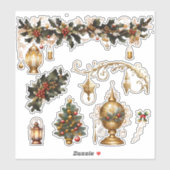 Christmas_13 Vinyl Sticker op maat (Vel)