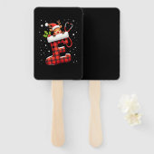 Christmas (1) handwaaier (Voorkant en achterkant)