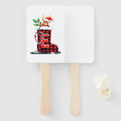 Christmas (1) handwaaier (Voorkant en achterkant)