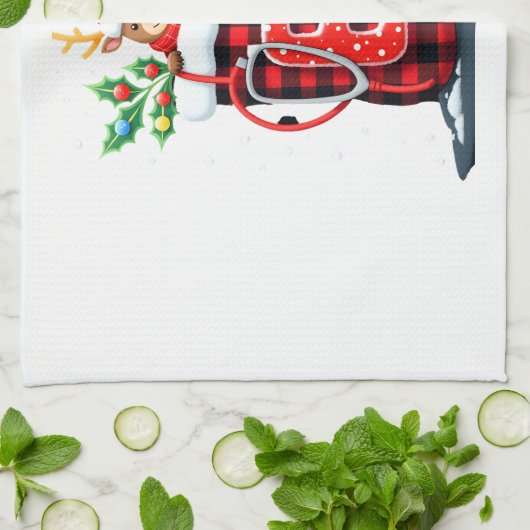 Christmas (1) theedoek (Gevouwen)