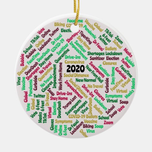 CHRISTMAS 2020 ornament (Voorkant)