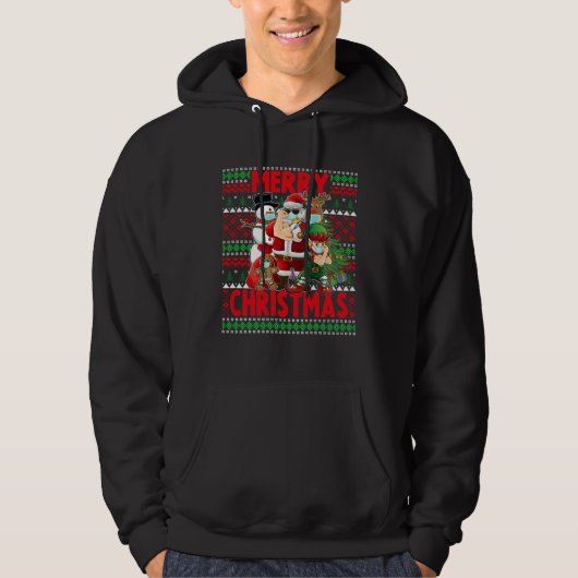 Christmas 2021  Merry Christmask Hoodie (Voorkant)