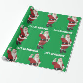 CHRISTMAS 2023 LET'S GO BRANDON SANTA CLAUS CADEAUPAPIER (Uitgerold)