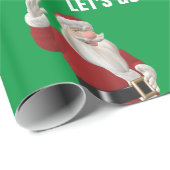CHRISTMAS 2023 LET'S GO BRANDON SANTA CLAUS CADEAUPAPIER (Rol Hoek)