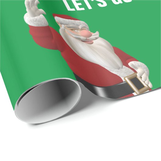 CHRISTMAS 2023 LET'S GO BRANDON SANTA CLAUS CADEAUPAPIER (Rol Hoek)
