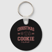 Christmas 2025 Cookie Crew Gingerbread Funny Chris Sleutelhanger (Voorkant)