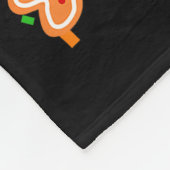 Christmas 2025 Cousin Cookie Baking Crew Squad Fam Fleece Deken (Hoek)