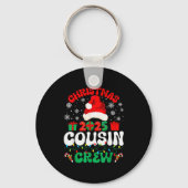 Christmas 2025 Cousin Crew Xmas Funny Matching Fam Sleutelhanger (Voorkant)