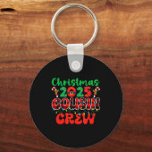 Christmas 2025 Cousin Crew Xmas Lights Family Reun Sleutelhanger (Voorkant)