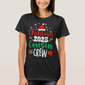 Christmas 2025 Cousin Crew Xmas Matching Family Gr T-shirt (Voorkant)