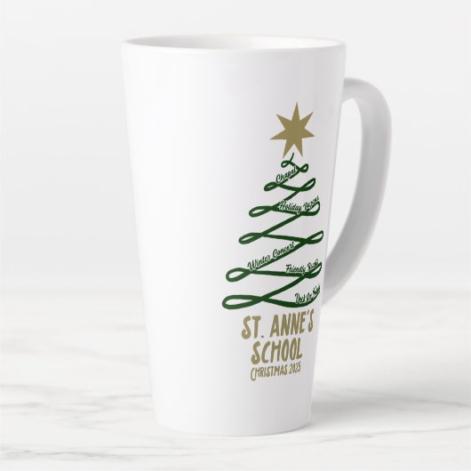 Christmas 2025 latte mok (Rechterhoek)