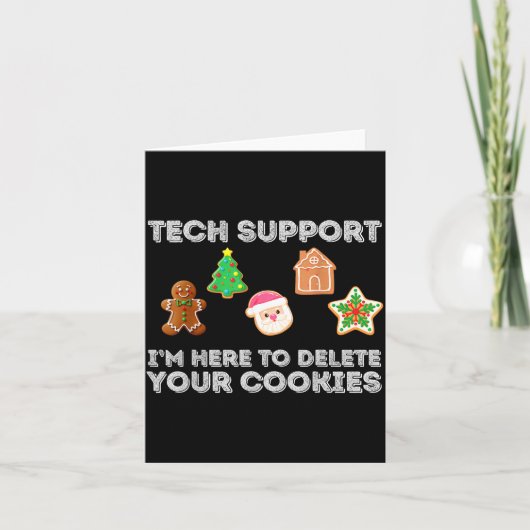 Christmas 2025 Tech Suprt Here To Delete Cookies X Kaart (Voorkant)