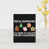 Christmas 2025 Tech Suprt Here To Delete Cookies X Kaart (Gele Bloem)