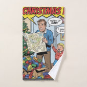 christmas 2 bad handdoek (Handdoek)