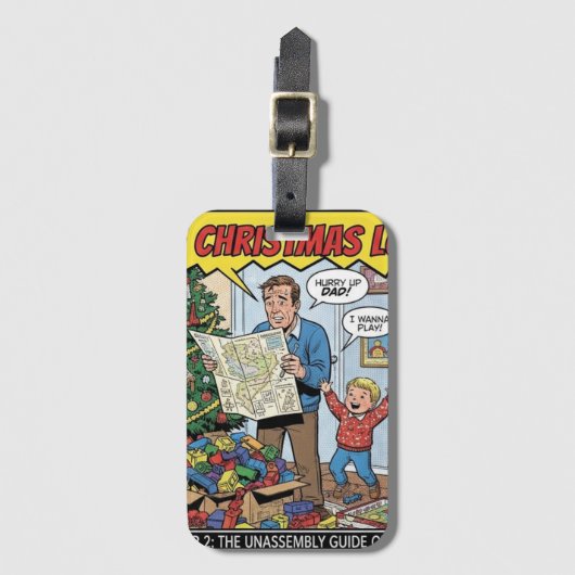 christmas 2 bagagelabel (Voorkant (verticaal))