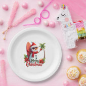 christmas (2) papieren bordje (Feest)