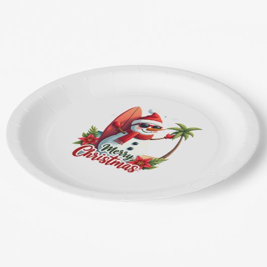christmas (2) papieren bordje (Gekanteld)
