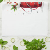 Christmas (2) theedoek (Gevouwen)