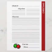 CHRISTMAS 2-zijdig Recipe Pages (Voorkant)