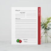 CHRISTMAS 2-zijdig Recipe Pages (Staand voorkant)